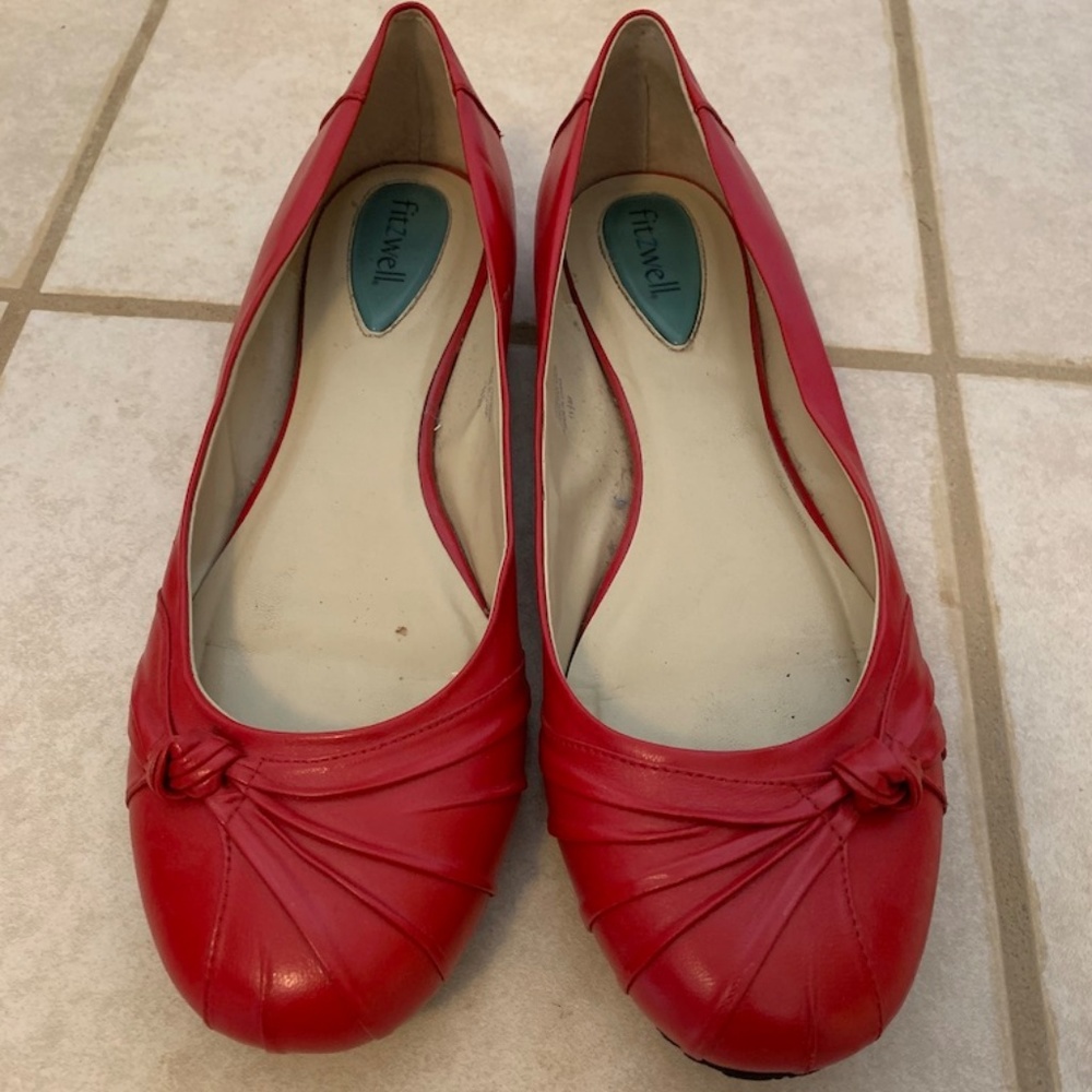 Cute Red Flats Size 11.5